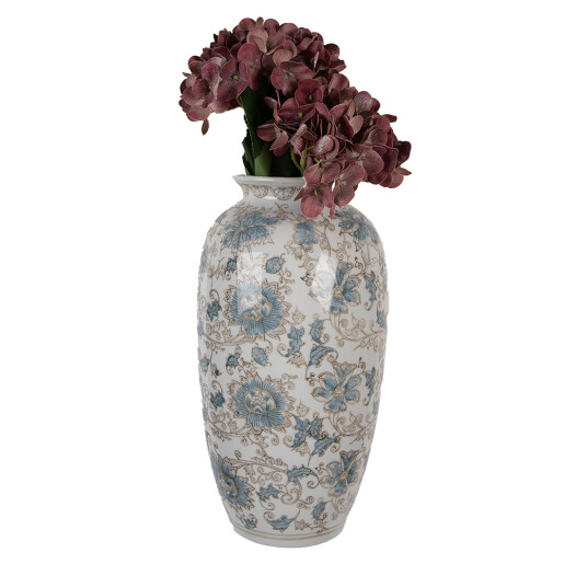 Vaza flori ceramica multicolora 19x10x38 cm