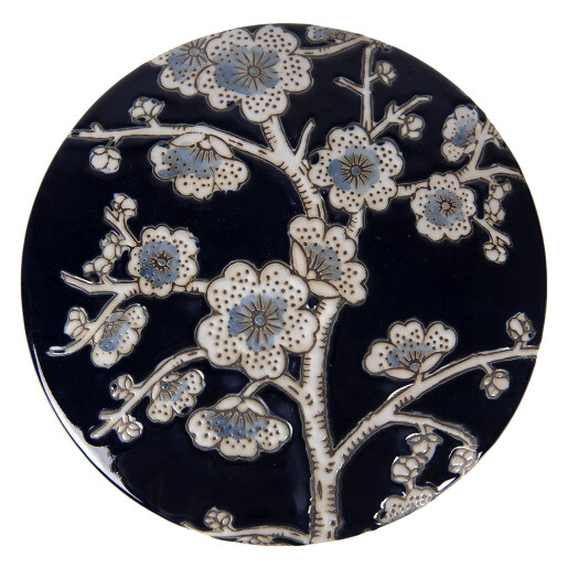 Cutie bijuterii ceramica multicolora Ø 18x8 cm