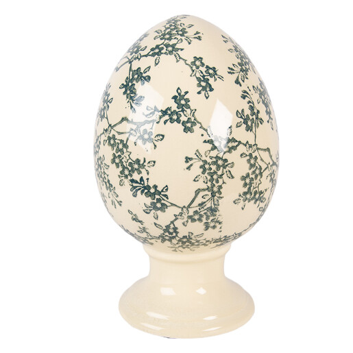 Ou Paste ceramica galbena verde Ø 15x24 cm