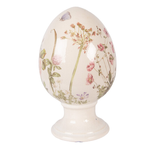 Ou Paste decorativ ceramica multicolora Ø 15x24 cm