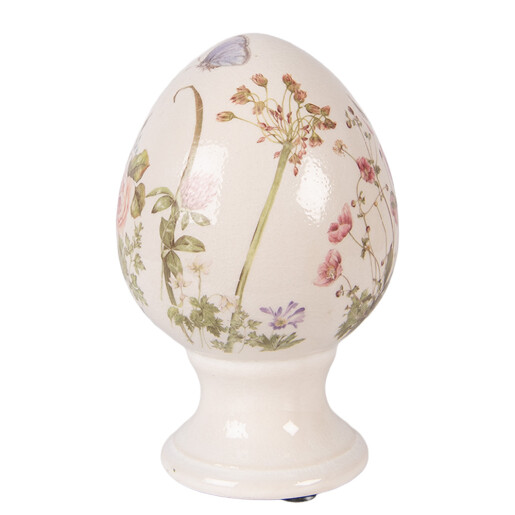 Ou Paste decorativ ceramica multicolora Ø 9x14 cm