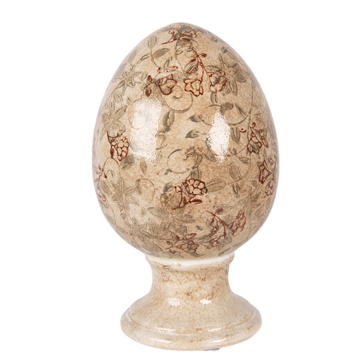 Ou Paste decorativ maro verde Ø 15x24 cm