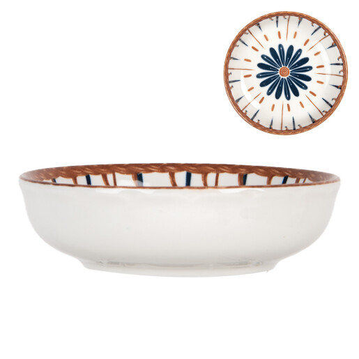 Set 2 boluri ceramica multicolora 10x3 cm, 50 ml