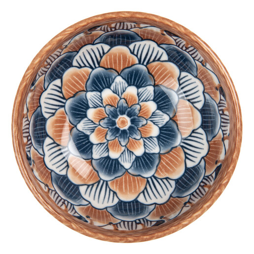 Set 2 boluri ceramica multicolora 10x4 cm, 100 ml