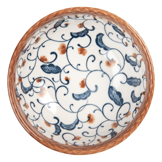 Set 2 boluri ceramica multicolora 10x4 cm, 100 ml