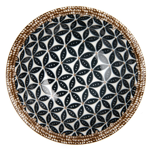 Bol ceramica multicolora 16x5 cm, 350 ml