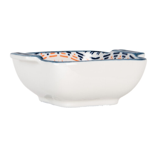 Set 2 boluri ceramica multicolora 11x8x4 cm, 75 ml