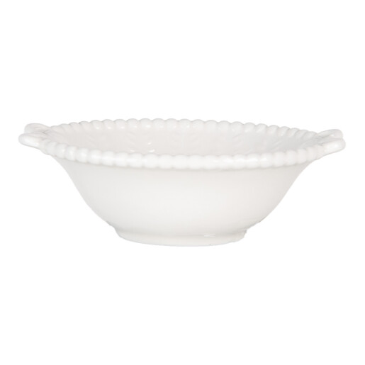Set 3 boluri ceramica alba 9x6x3 cm, 25 ml