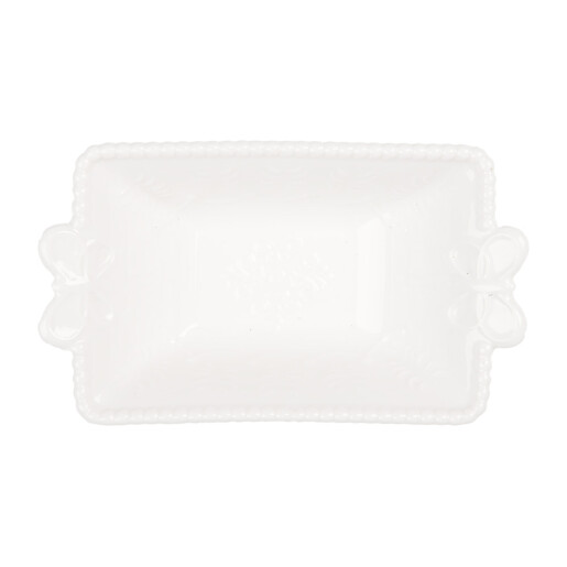 Set 2 boluri ceramica alba 12x7x4 cm, 75 ml