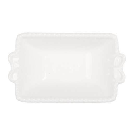 Bol ceramica alba 9x6x3 cm / 25 ml