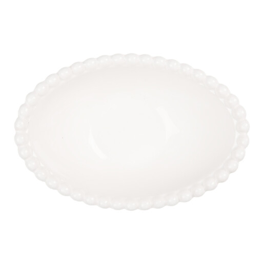 Set 2 boluri ceramica alba 12x8x4 cm, 75 ml