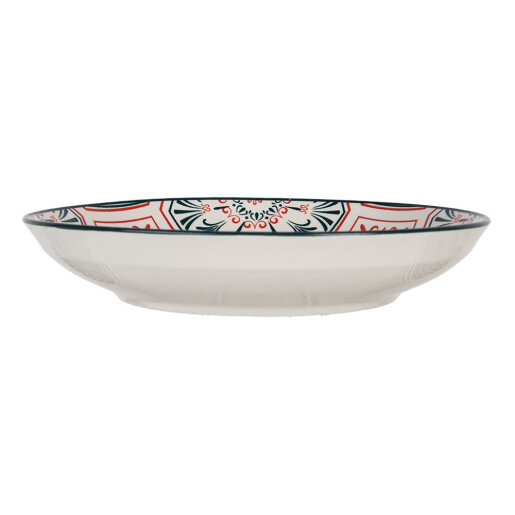 Set 2 farfurii ceramica multicolora 21x3 cm