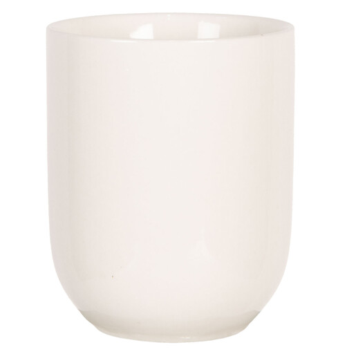 Set 6 cani portelan alb 6x8 cm, 100 ml