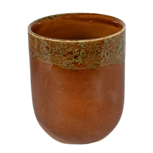 Cana ceramica maro 7x8 cm, 150 ml