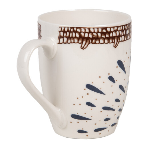 Set 6 cani ceramica multicolora 11x8x10 cm, 300 ml