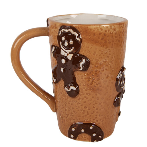 Cana Craciun Turta Dulce ceramica multicolora 14x10x15 cm / 575 ml