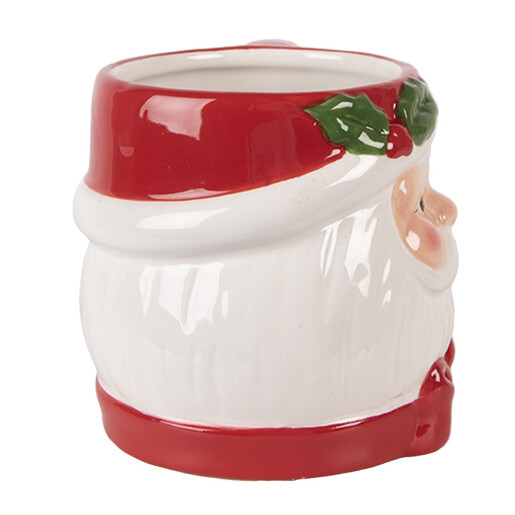 Cana Mos Craciun ceramica multicolora 13x10x9 cm / 300 ml