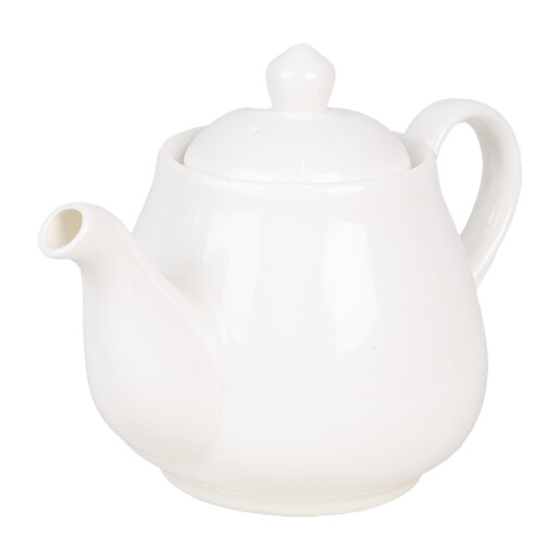 Ceainic ceramica alba 22x13x15 cm, 800 ml