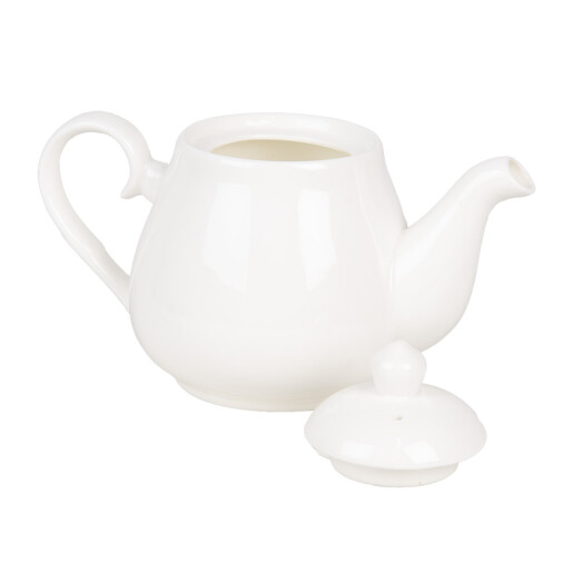 Ceainic ceramica alba 22x13x15 cm, 800 ml