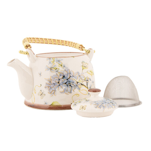 Ceainic cu infuzor ceramica multicolora 18x14x12 cm / 800 ml