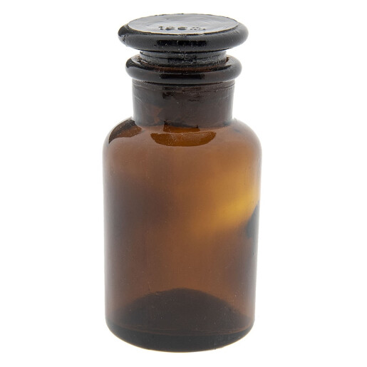 Sticla decorativa maro 6x11 cm