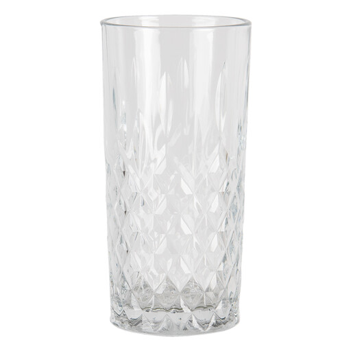 Set 6 pahare sticla transparenta 7x14 cm, 300 ml
