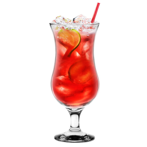 Set 6 pahare sticla 8x19 cm, 420 ml