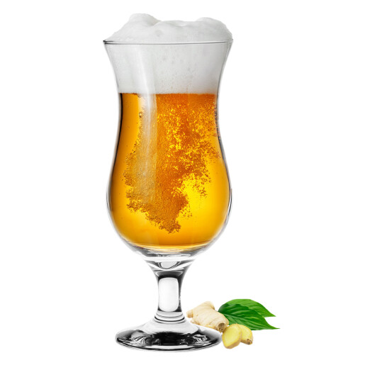 Set 6 pahare sticla 8x19 cm, 420 ml