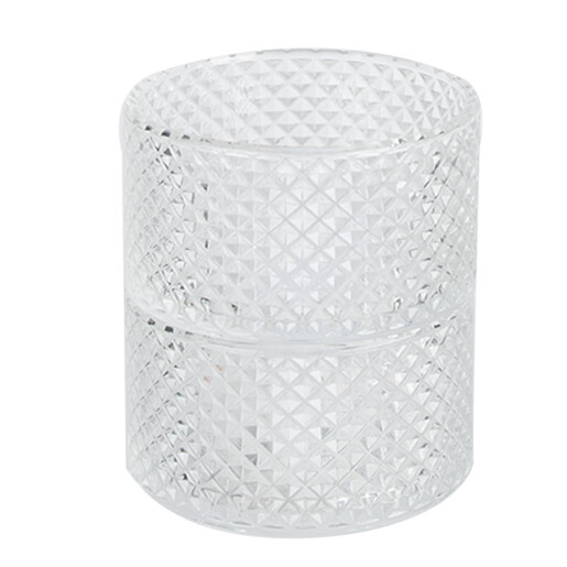 Borcan sticla transparenta 10x31 cm