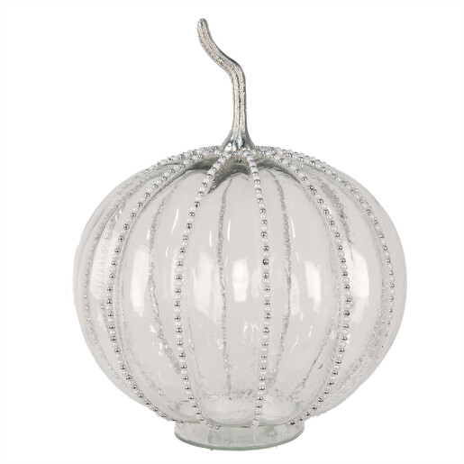 Dovleac decorativ sticla transparenta 25x33 cm