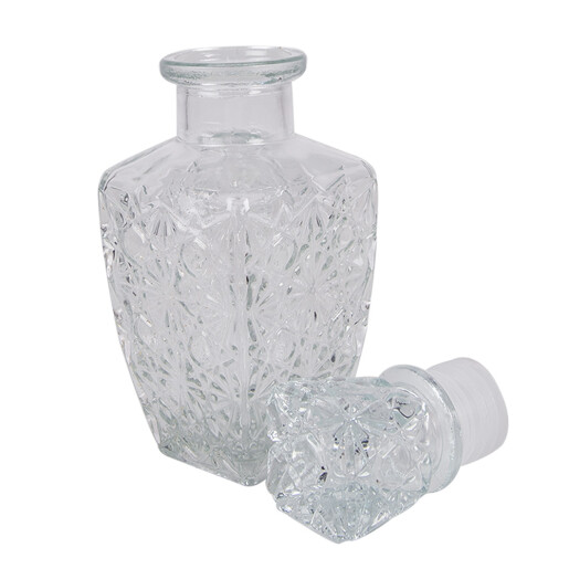 Set 2 sticlute decorative 5x5x14 cm, 125 ml
