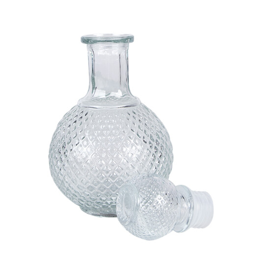 Set 2 sticlute decorative 11x21 cm, 525 ml