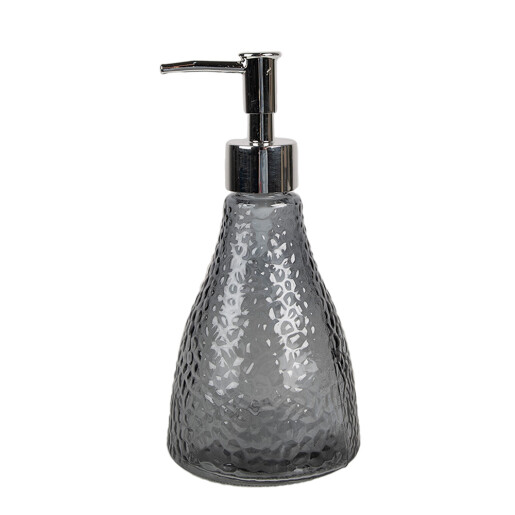 Dozator sapun sticla neagra 9x19 cm, 400 ml
