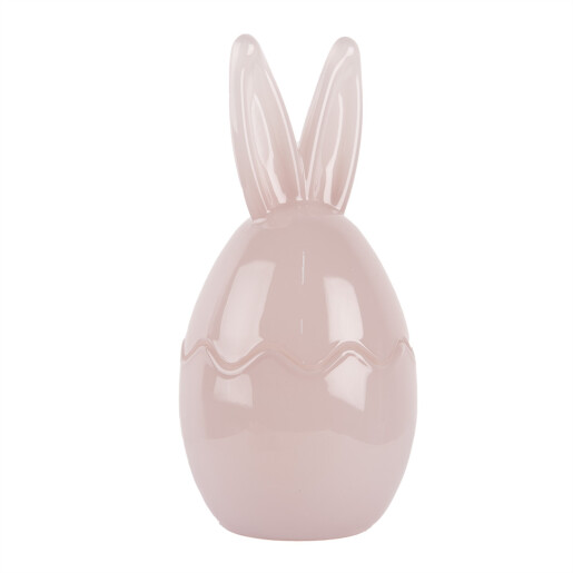  Ou decor Paste sticla roz 9x17 cm