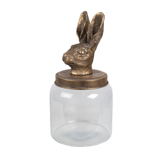 Borcan decorativ Iepuras 16x33 cm