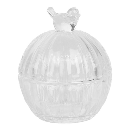 Zaharnita sticla transparenta Ø 8x10 cm