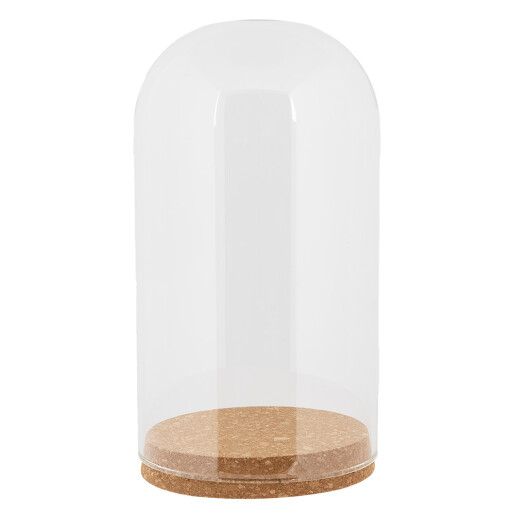 Platou decorativ cu cupola Ø 12x22 cm