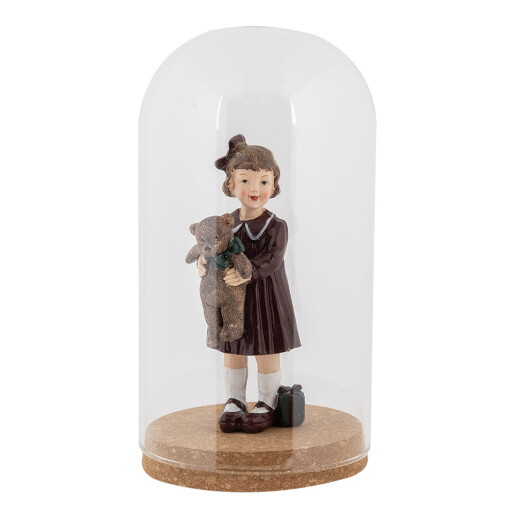 Platou decorativ cu cupola Ø 12x22 cm