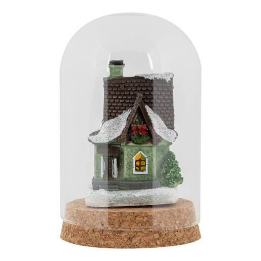Platou decorativ cu cupola Ø 8x12 cm