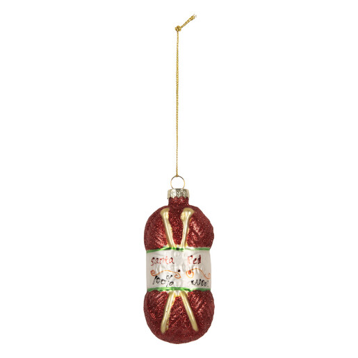 Set 6 ornamente brad Craciun sticla multicolora X-mas Ø 5x10 cm