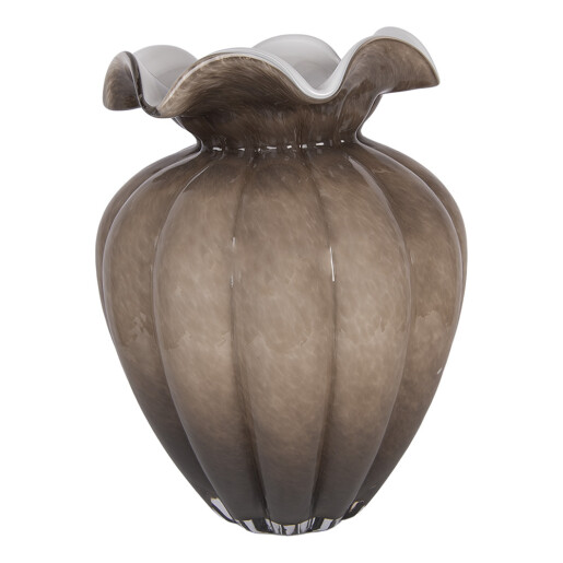 Vaza flori sticla maro Ø 20x28 cm