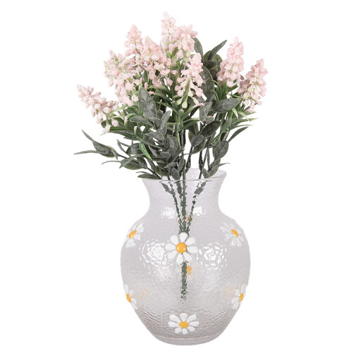 Vaza flori sticla multicolora Margarete Ø 13x16 cm