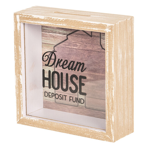 Pusculita mdf sticla 15x5x15 cm