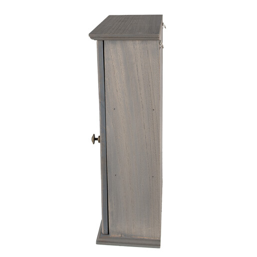 Dulapior suspendabil lemn gri 33x15x50 cm