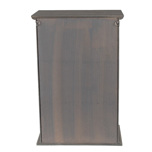 Dulapior suspendabil lemn gri 33x15x50 cm