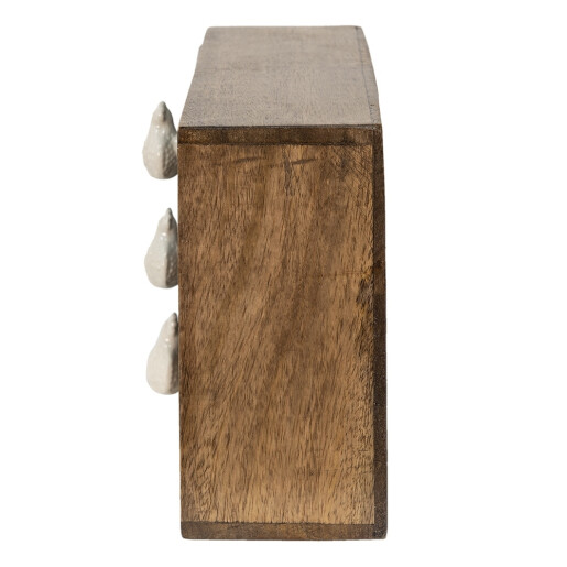 Cutie lemn maro 29x14x22 cm