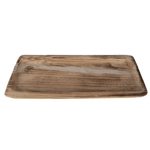 Platou servire lemn maro 40x17x3 cm
