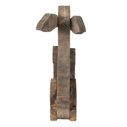 Figurina Iepuras lemn maro 28x11x33 cm