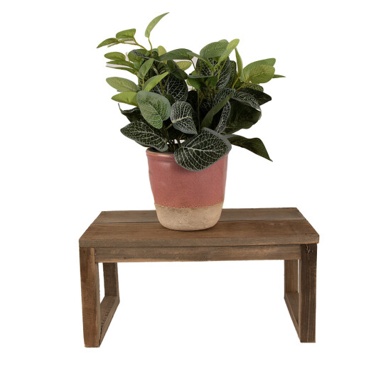 Suport ghiveci flori lemn maro 38x18x19 cm