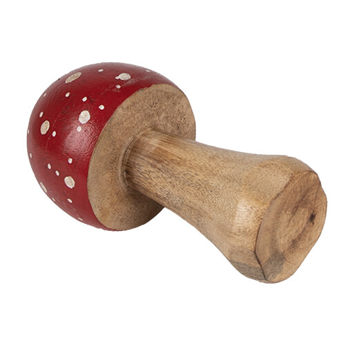 Ciupercuta decorativa lemn 6x13 cm